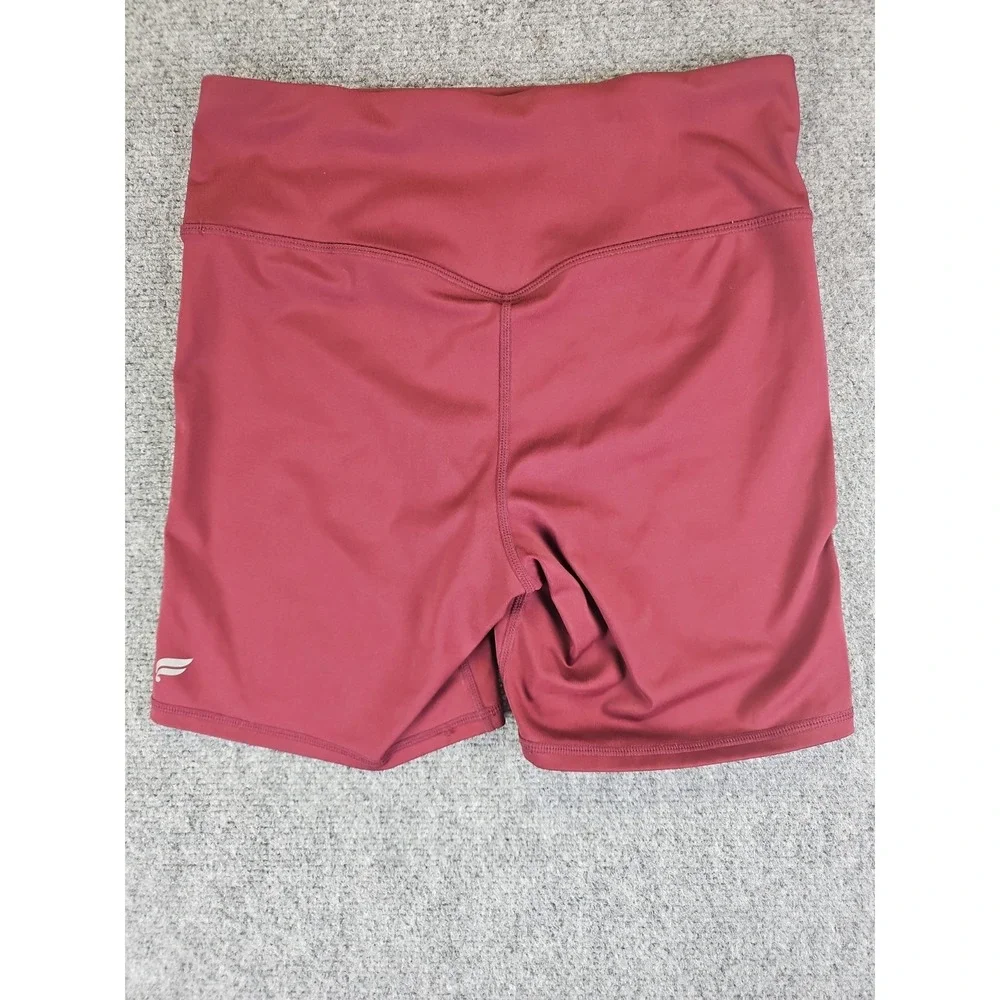 Fabletics Motion 365 Shorts Women's Size S High Waisted Burgundy 6